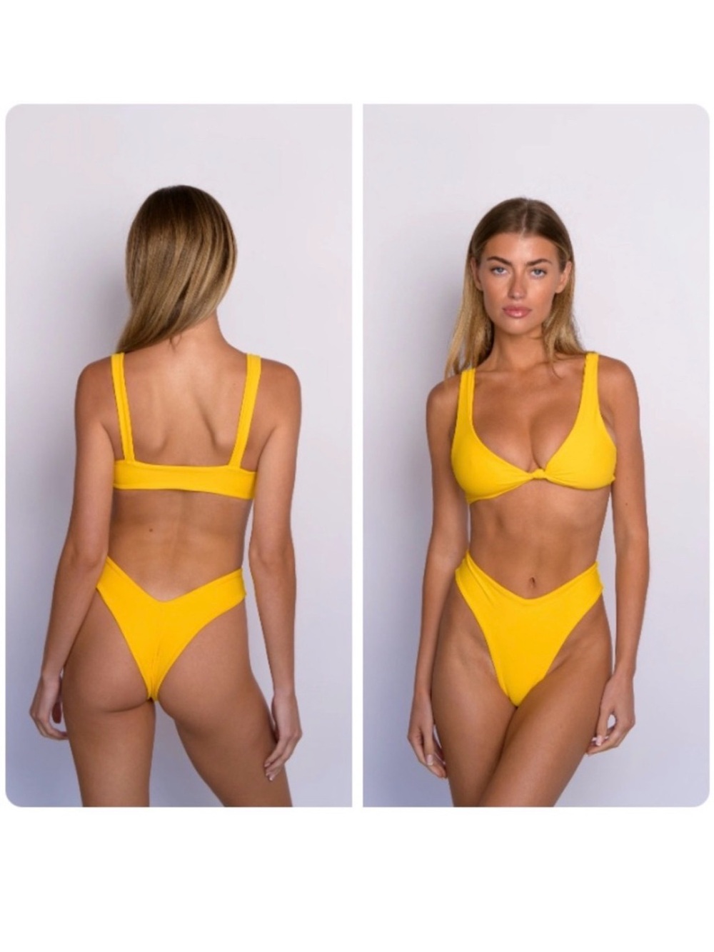 Skatie Yellow Bikini Set